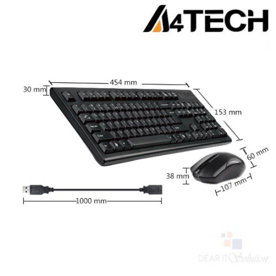 A4Tech 3000N Wireless Keyboard and Mouse Combo A4Tech 3000N Wireless Keyboard and Mouse Combo