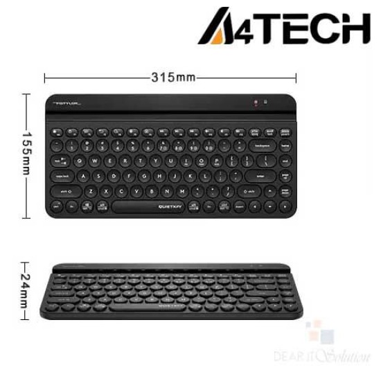 A4TECH FBK30 Bluetooth & Wireless Keyboard with Bangla A4TECH FBK30 Bluetooth & Wireless Keyboard with Bangla
