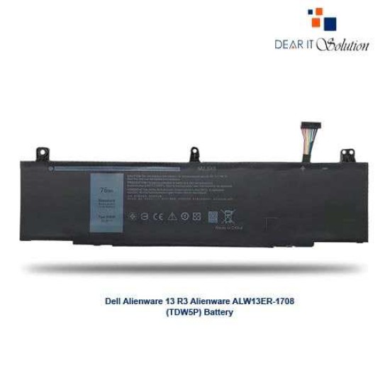 Dell Alienware 13 R3 Alienware ALW13ER-1708 (TDW5P) Laptop Battery Dell Alienware 13 R3 Alienware ALW13ER-1708 (TDW5P) Laptop Battery
