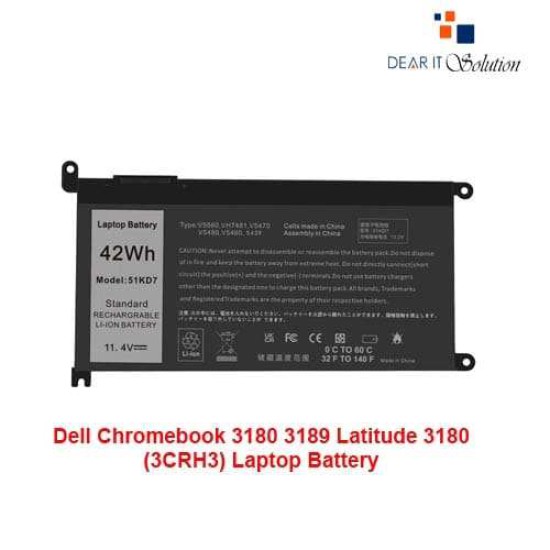 Dell Chromebook 3180 3189 Latitude 3180 (3CRH3) Laptop Battery Dell Chromebook 3180 3189 Latitude 3180 (3CRH3) Laptop Battery