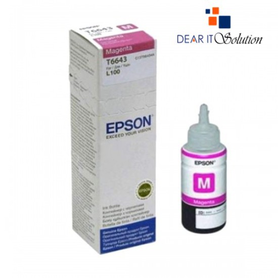 Epson C13T6643 Magenta Ink Bottle Epson C13T6643 Magenta Ink Bottle