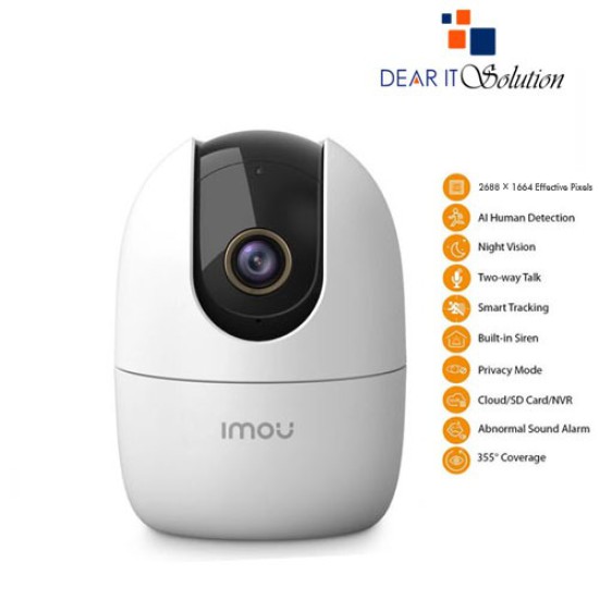 Imou Ranger 2 – 5MP 360° IP Security Camera With 128GB SD Card Imou Ranger 2 – 5MP 360° IP Security Camera With 128GB SD Card