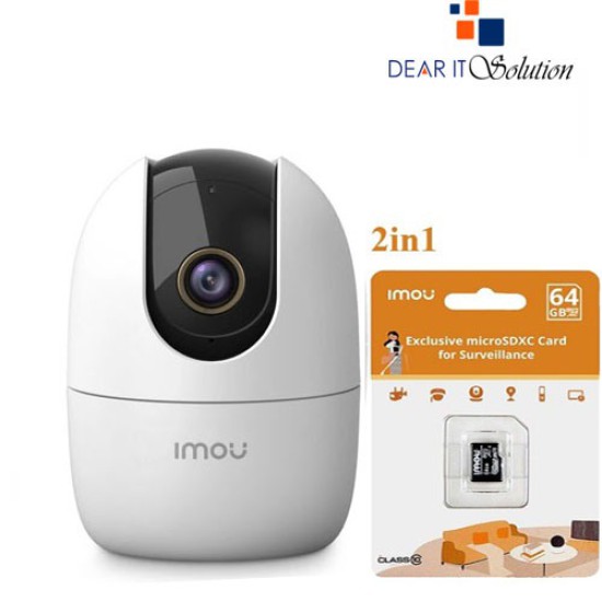 Imou Ranger 2 – 5MP 360° IP Security Camera With 64GB SD Card Imou Ranger 2 – 5MP 360° IP Security Camera With 64GB SD Card