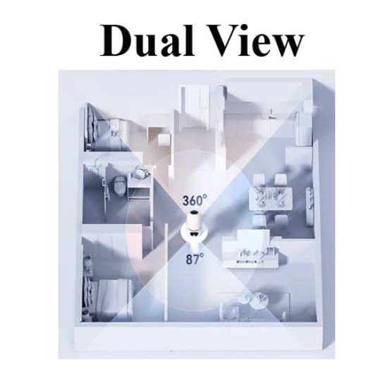 Imou Ranger Dual 6MP IPC-S2XP-6M0WED Pan Indoor Wi-Fi Camera Imou Ranger Dual 6MP IPC-S2XP-6M0WED Pan Indoor Wi-Fi Camera