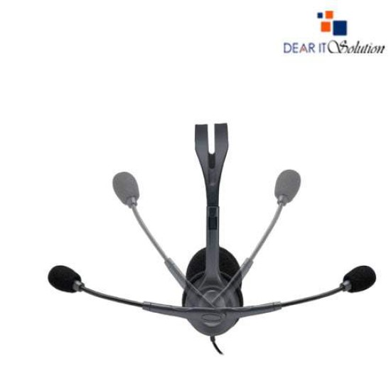 Logitech H111 Stereo Headset – Clear Sound, Lightweight Comfort