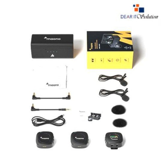 MAONO AU-WM821 Dual Wireless Mic System – Clear Audio Anywhere MAONO AU-WM821 Dual Wireless Mic System – Clear Audio Anywhere