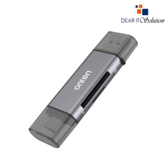 ONTEN USB 3.0 SD/MICRO SD CARD READER – FAST DATA TRANSFER ONTEN USB 3.0 SD/MICRO SD CARD READER – FAST DATA TRANSFER