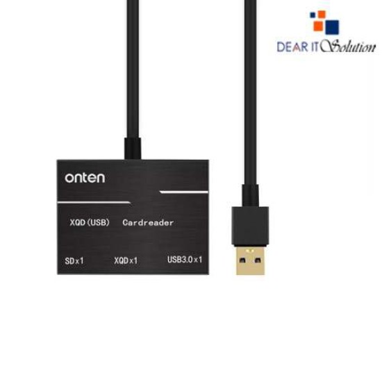 ONTEN 5212B USB3.0 3-IN-1 XQD CARD READER – FAST DATA TRANSFER 