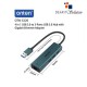 ONTEN OTN-5220 Type-C to RJ45(100m) + USB3.0*3 Hub