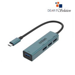 ONTEN OTN-95226 4 in 1 Type-C to RJ45 (100) + USB2.0*3 Hub