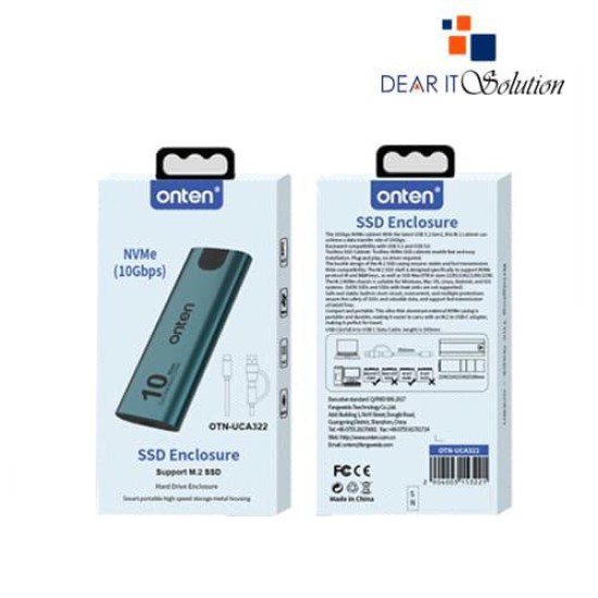 ONTEN OTN-UCA322 SSD Enclosure (Support NVMe) ONTEN OTN-UCA322 SSD Enclosure (Support NVMe)
