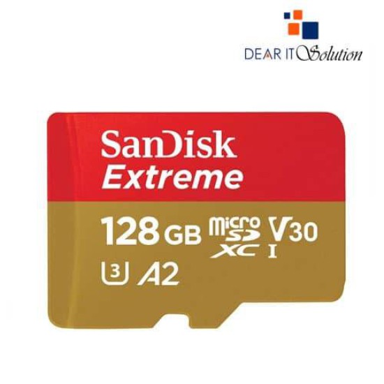 SanDisk Extreme 128GB 190MBps microSDXC UHS-I Memory Card
