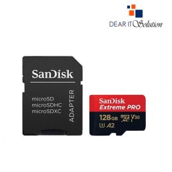 SanDisk Extreme PRO 128GB 200MBps MicroSDXC UHS-I Memory Card With Adapter